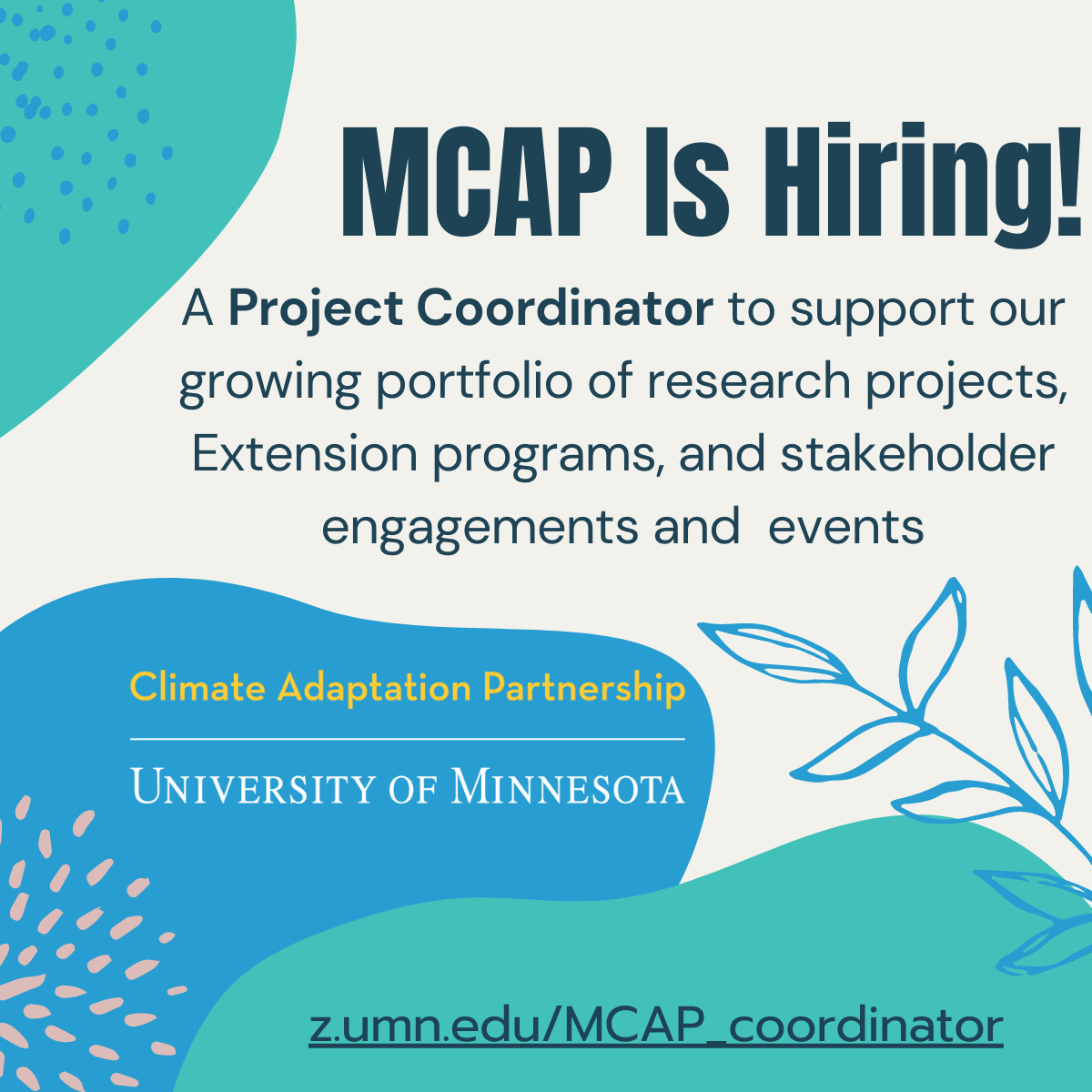 MCAP Project Coordinator Job Announcement