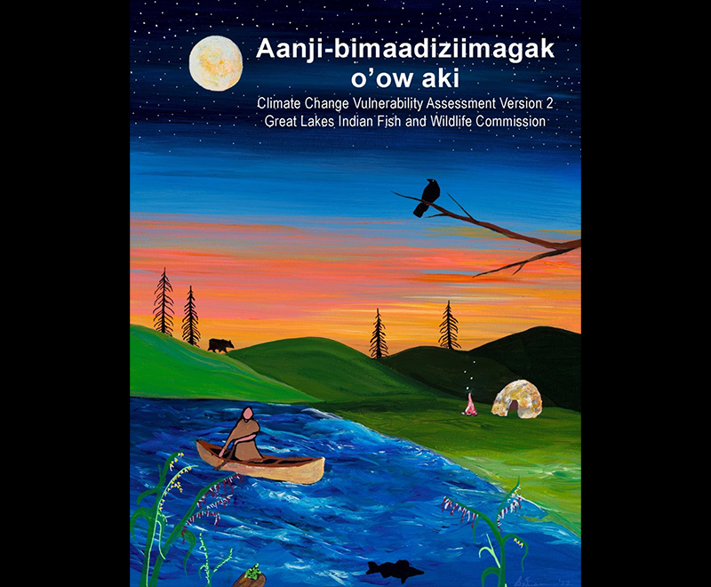 Cover of Aanji-bimaadiziimagak o'ow aki Climate Change Vulnerability Assessment