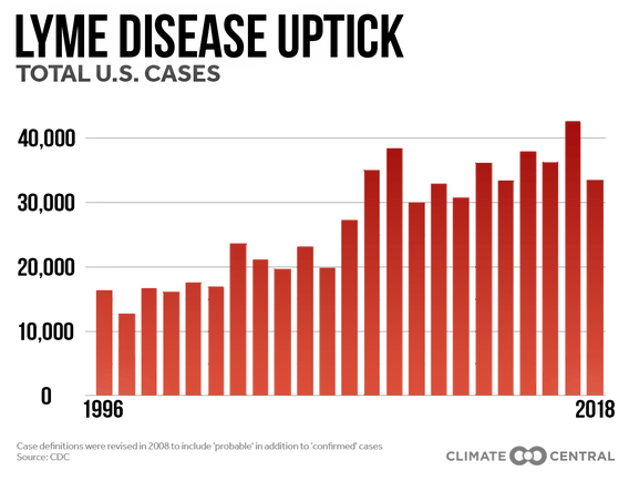 Lyme disease uptick chart